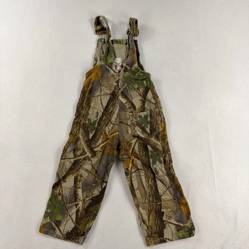 J. Tuohy's‎ Overalls Kids Camo Embroidered Little Buck Hunting Bibs No Size